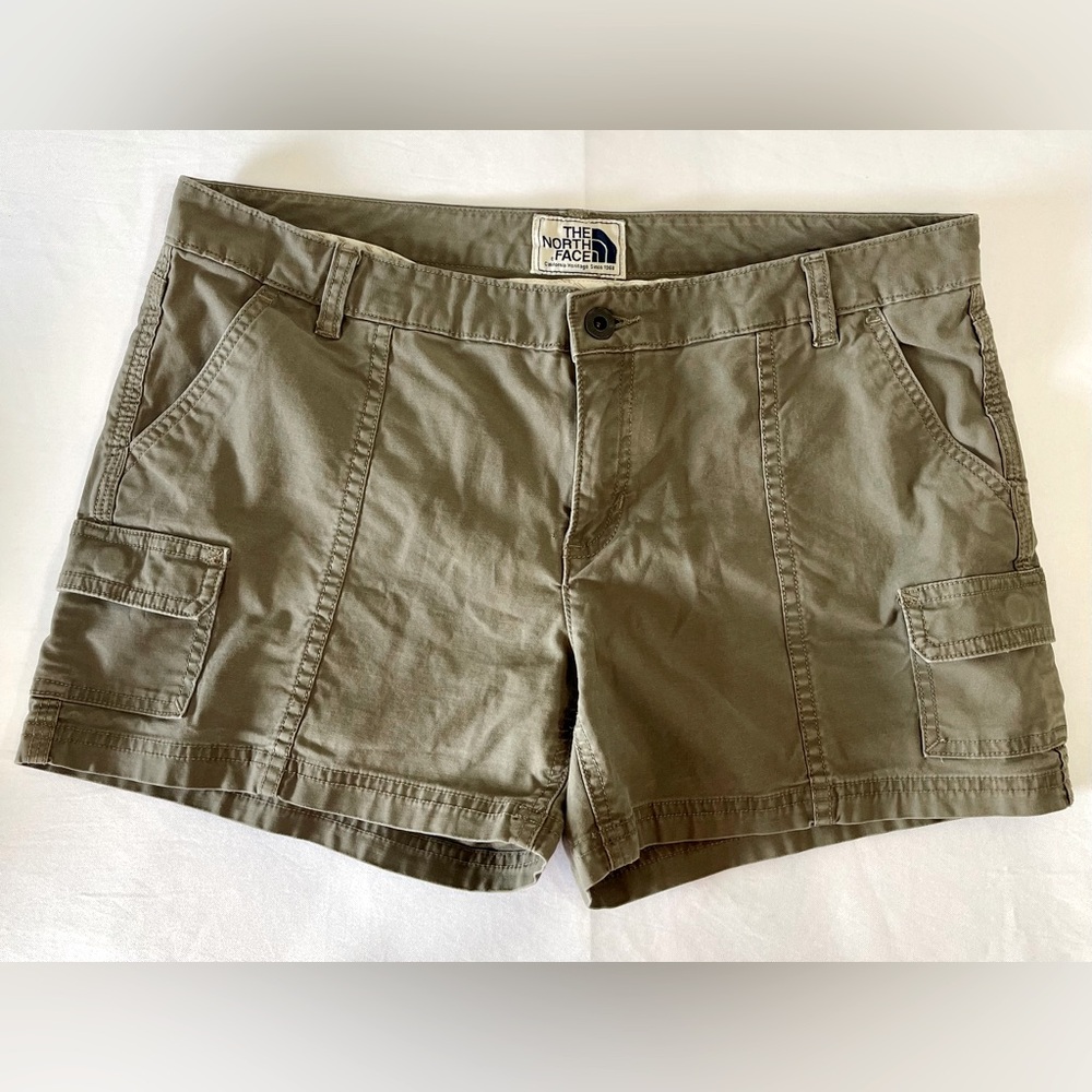 The North Face Women's Khaki Cargo Shorts